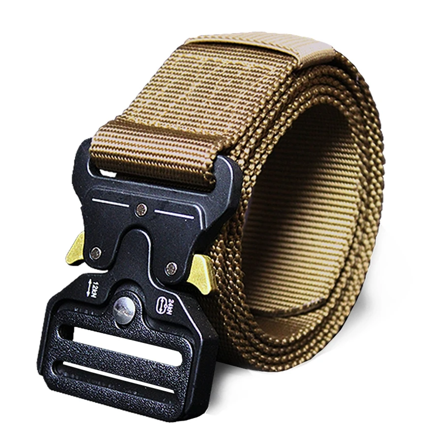 Swat Knock Off Army Belt Military Equipment Men's Heavy Duty Us Soldier Combat Tactical Belts Sturdy 100% Nylon Waistband 4.5cm