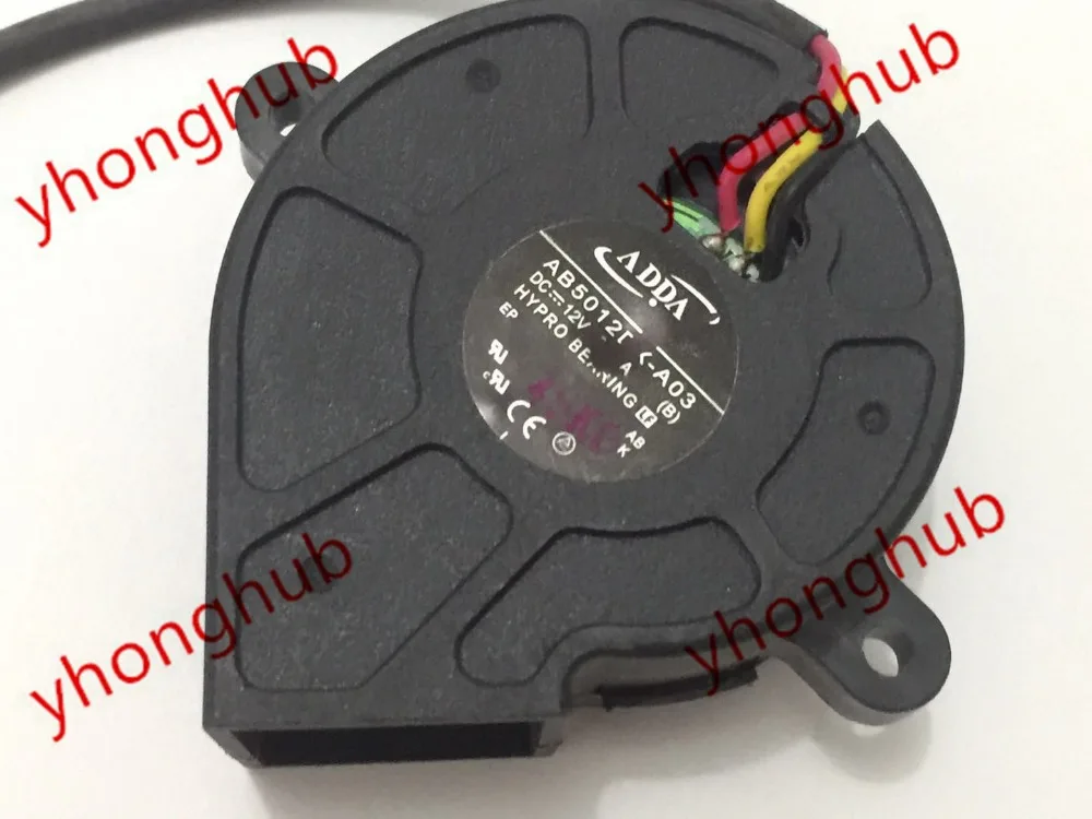 

ADDA AB5012MX-A03 Server Cooling Fan DC 12V 0.12A 50x50x20mm