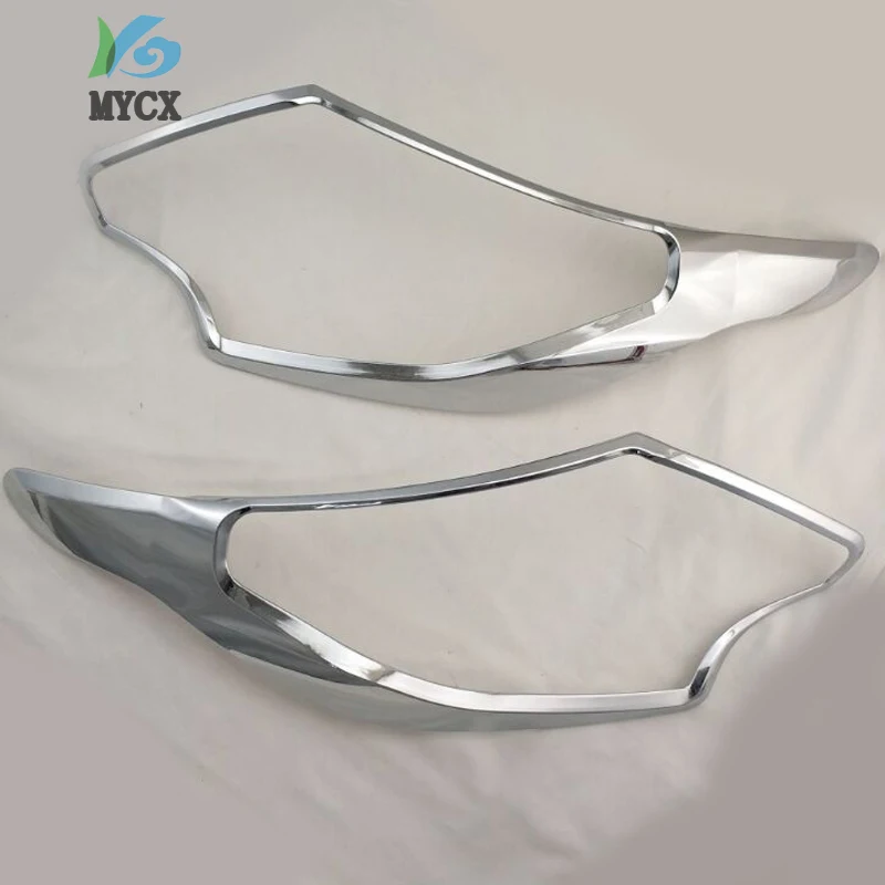 

2016-2019 ABS Car Chrome Strips For Mitsubishi L200 Triton Accessories Headlamps Cover Trim For Mitsubishi L200 Triton