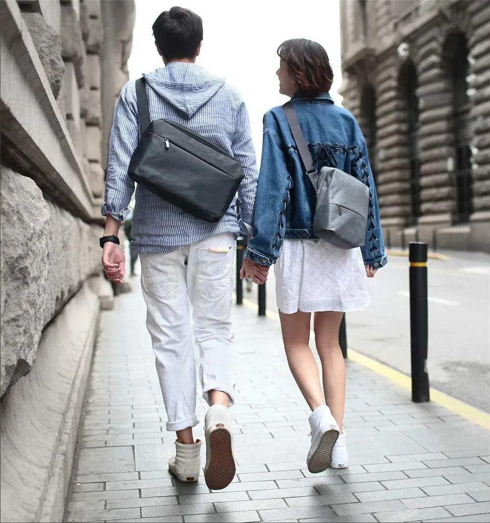 Xiaomi-bandolera de hombro con 90 puntos para hombre y mujer, bolso de gran capacidad, estilo informal, resistente al agua