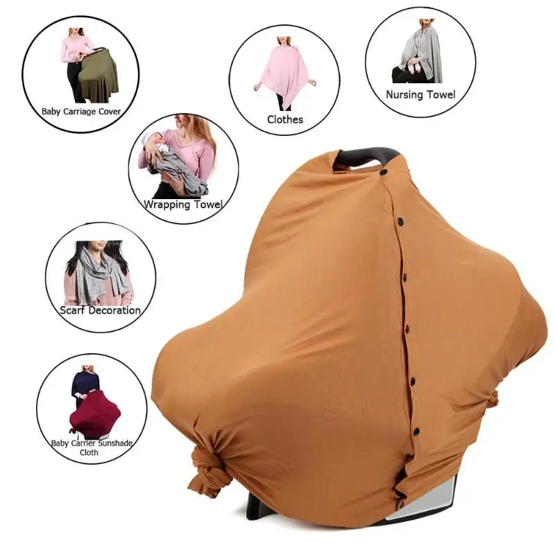 Capa De Amamentação De Enfermagem Popular, Lenço Do Bebê, Infantil Car Seat Canopy, Carrinho De Criança Gravidez Roupas De Maternidade, Desgaste De Privacidade