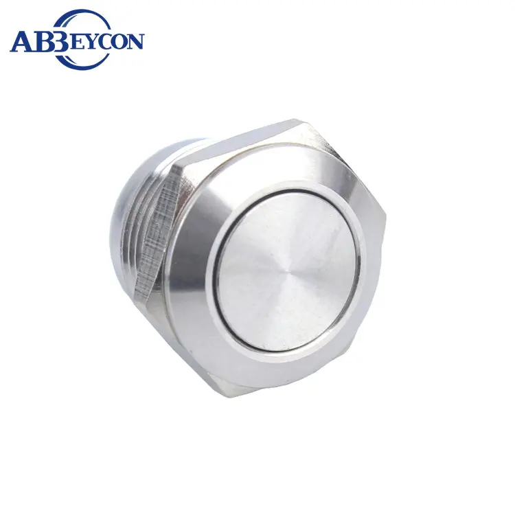 

Abbeycon 12mm 1NO Flat Head Button Momentary Waterproof Push Button Switch Pin Terminal Metal Shell Print Word Up Down Wholesale