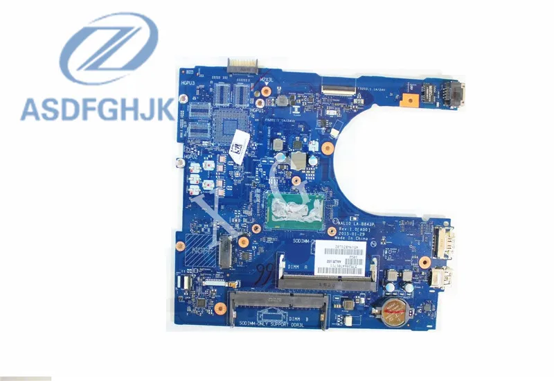 

Laptop Motherboard AAL10 LA-B843P for Dell for Inspiron 5558 5758 Motherboard RC3PN 0RC3PN CN-0RC3PN SR23W i7-5500U DDR3L