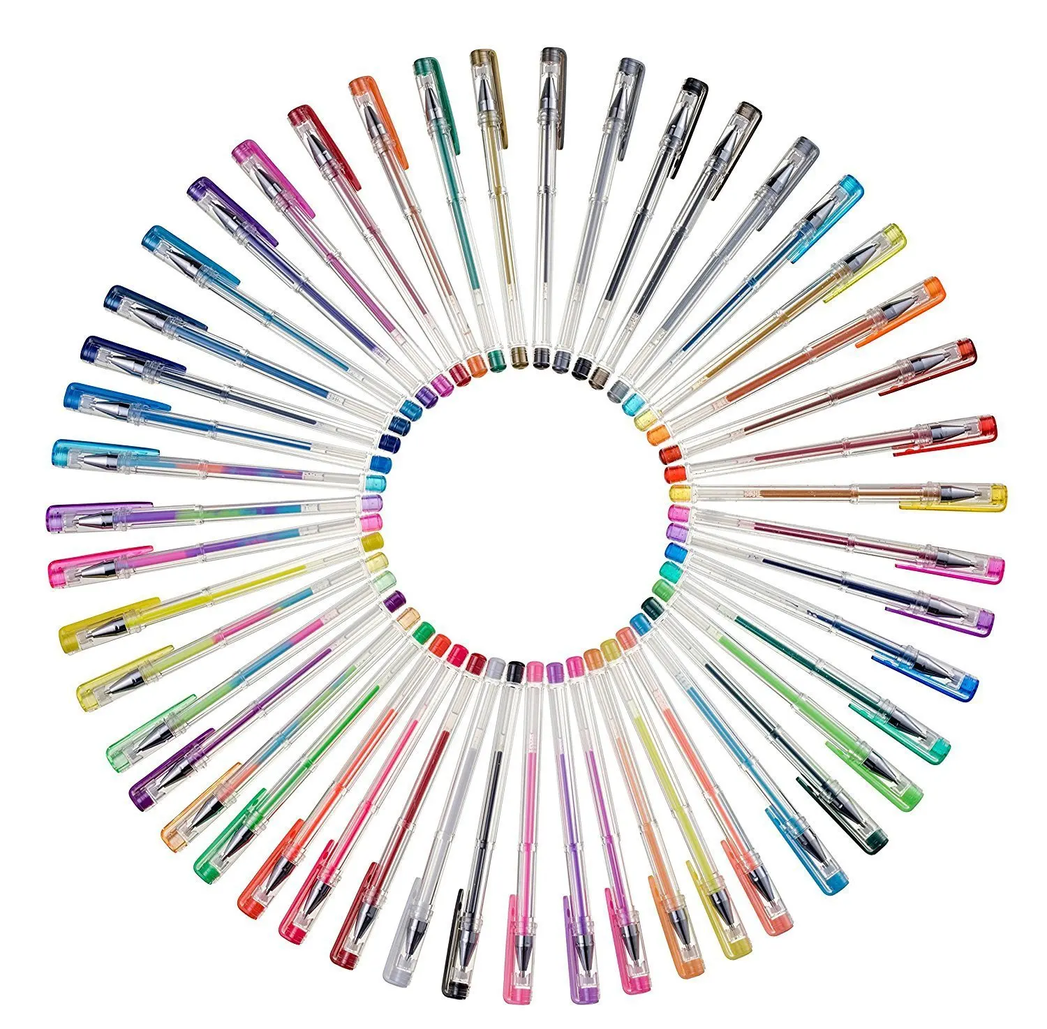 Jonvon Satone 100 Color Gel Pen Korean Stationery Wholesale Material Escolar Kawaii Office School Supplies Watercolor