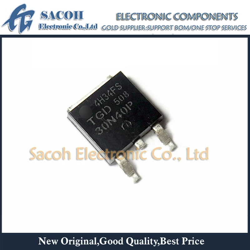 New Original 10Pcs/Lot TGD30N40P 30N40P 30N40 TO-252 30A 400V Power MOSFET