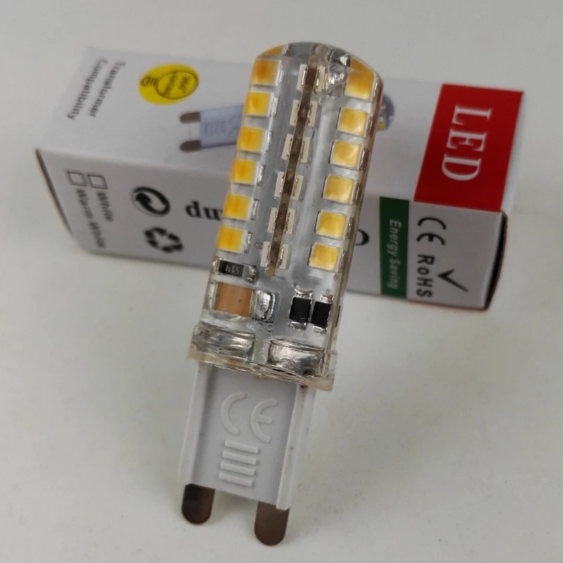 AC 86-265V 3 watt warm white G9 LED bulb lamp mobile car lighting fixture home deco chandelier bulb