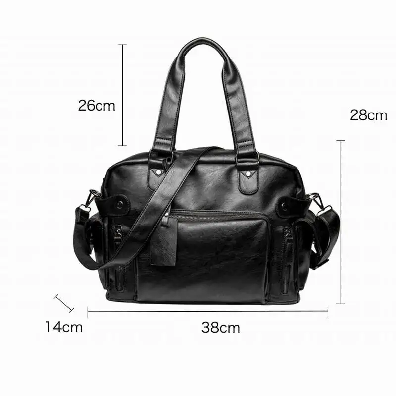 GUMST Leather Handbag men messenger bag Casual men travel bags Briefcase Shoulder Bag crossbody bags for Male designer handbag