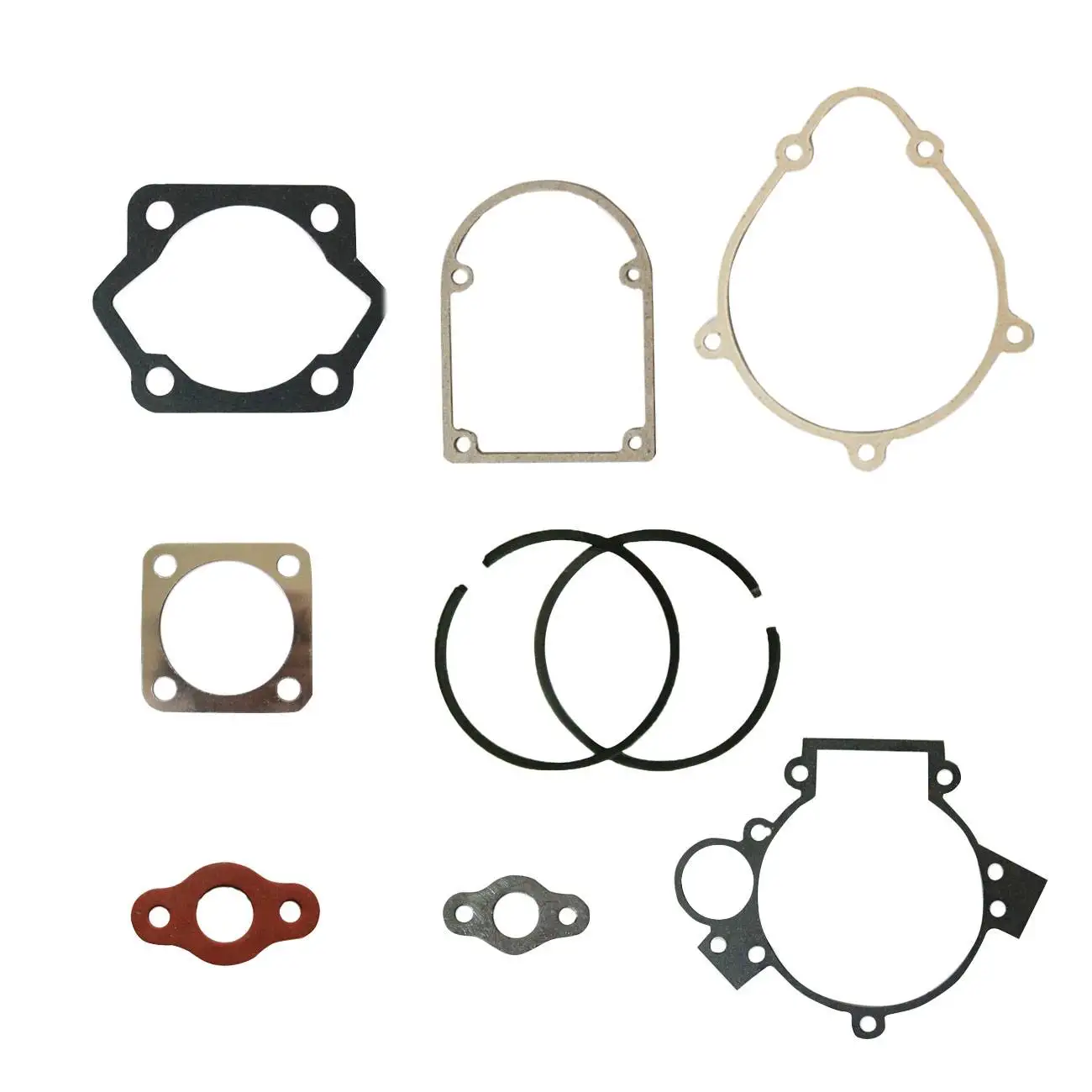 Gasket Set&Pistion Rings Kit For 80cc Motorized Bicycle Bike Repair Replace