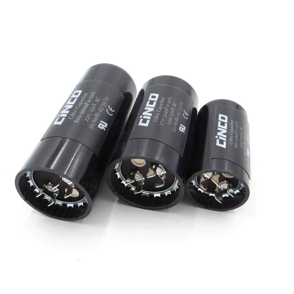 Vanguard-محرك مكثف للخدمة الشاقة ، ضاغط هواء ، CD60 ، 220V ، 250V ، بدء تشغيل المحرك ، mf ، 220VAC ، 250VAC ، 275VAC