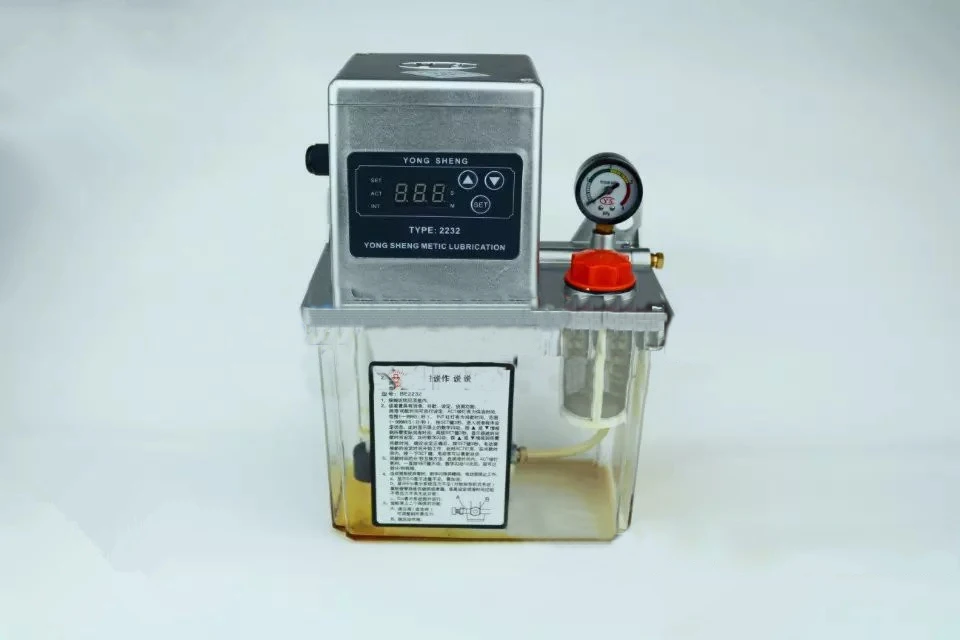 Bomba de lubrificação automática de 1,5l, bomba de lubrificação elétrica com display de um dígito cnc