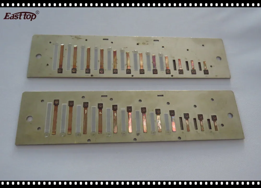 EASTTOP reedplates for EASTTOP 12holes chromatic harmonica