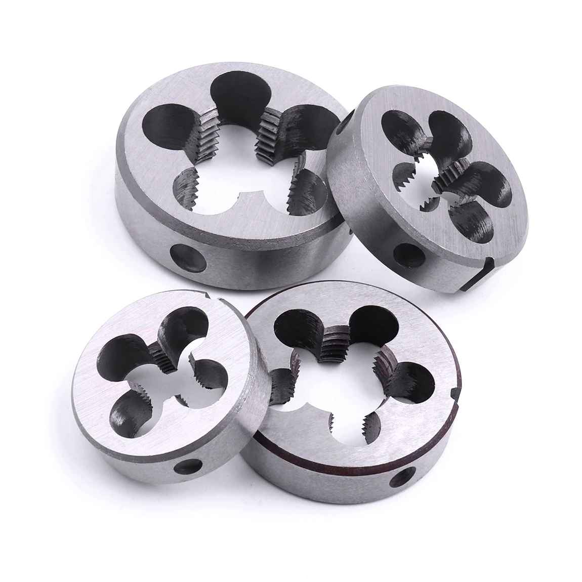 

4pc/set G1/2" G1/4" G1/8" G3/8" Threading Die Round alloy steel Pipe Standard Die Threading Tools For Water Pipe Mold Machining