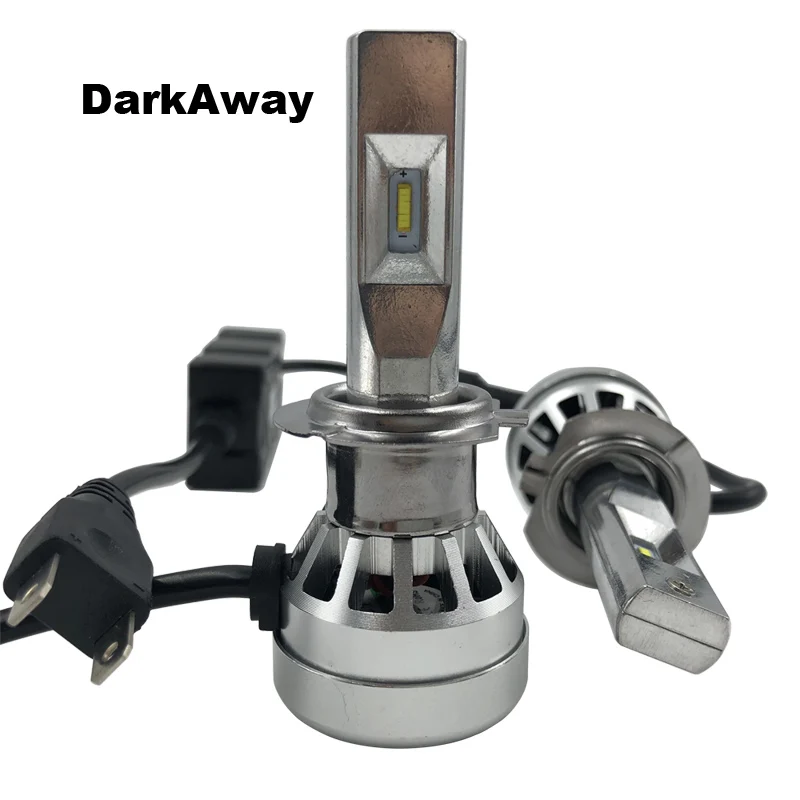 

DarkAway H7 LED Headlight Bulb 16000Lm 72W Mini Car LED Light Lamp 12V 24V Auto Headlamp Plug Play 6000K White 2 Years Warranty