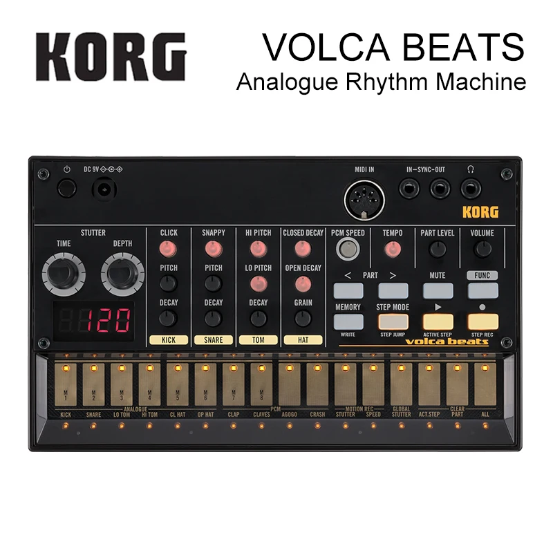 Korg Volca Beats Analog Rhythm Machine