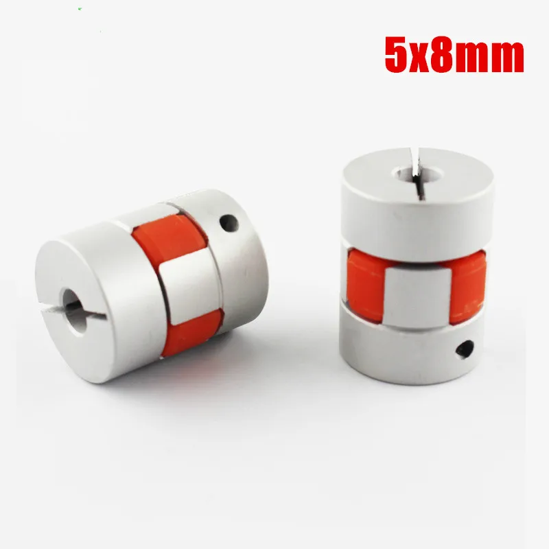 Z axis 5x8mm Jaw Shaft Coupler for Reprap Creality CR-10 3D printer 5mm To 8mm Flexible Coupling Router Connector