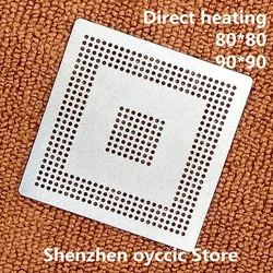 Direct heating  80*80 90*90  MPC5554MZP132 MPC5554MZP MPC5554  MPC5565MVZ132 BGA  Stencil Template