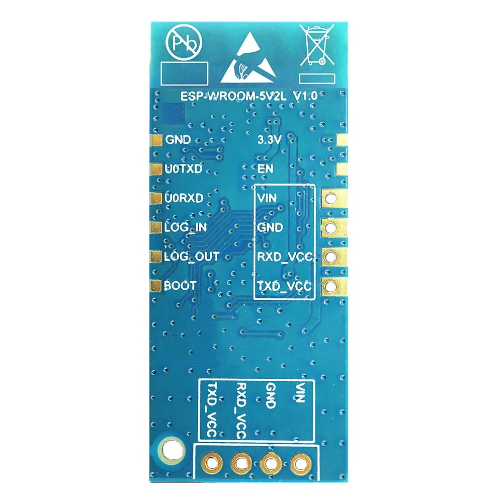 ESP-WROOM-5V2L IEEE802.11b/g/n Wi-Fi module ESP8266EX chip UART interface PCB onboard antenna