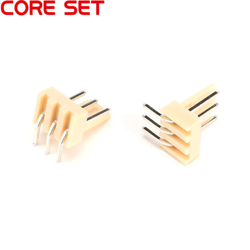 50pcs/lot KF2510 KF2510 2/3/4/5/6/8/9/12 AW/AWT 2510 2.54 mm Male Connector Right Angle Pin Header 2.54mm