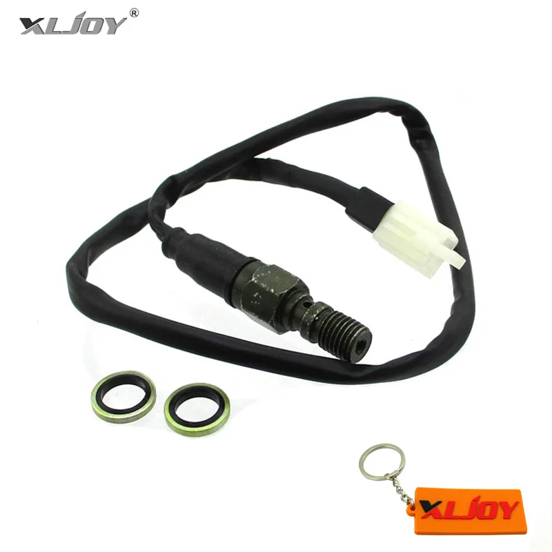 XLJOY M10x1.25 Motorcycle Hydraulic Brake Light Cylinder Switch Banjo Bolt 10mm x 1.25 Pitch