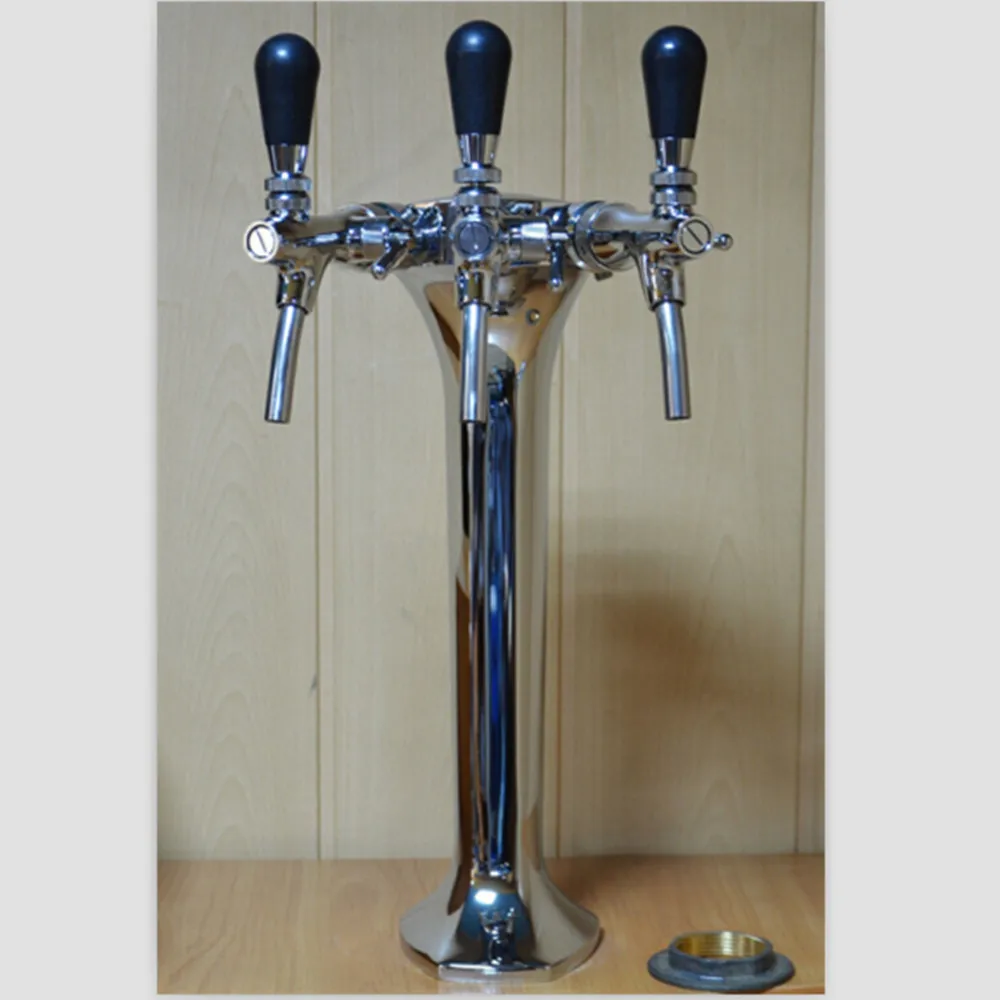 Homebrew Silver Beer Tap Stand, Pub Beer Dispenser,Silver Color Bar Beer Column,