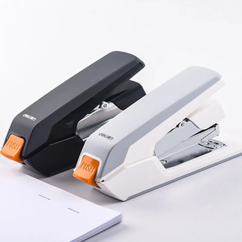 Deli Labor-saving stapler office supplies student special mini small stapler standard multi-function practical stapler