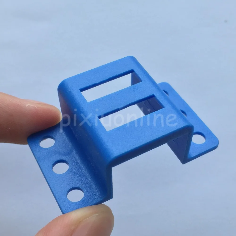 2pcs K728Y Blue Plastic Motor Base for our 130 Micro DC Motor DIY Model Parts