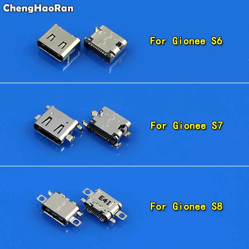 

ChengHaoRan For Gionee S6 S7 S8 GN9010 GN9006 GN9011 W909 Micro USB Jack Charging Port Data Plug Socket Type-C Female Connector