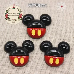 10PCS Kawaii Della Resina Del Mouse ragazzo Flatback Cabochon Abbellimento Accessori FAI DA TE Scrapbooking Mestiere Che Fanno, 26*30mm