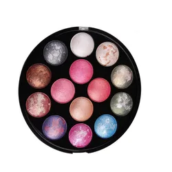 14 Color Eyeshadow Palette Long-lasting Shimmer Matte Baked Eyeshadow Powder Pigment Pressed Mineral Baking Eye Shadow Pallete