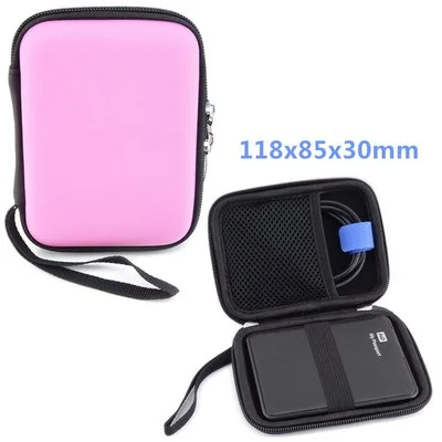 غطاء حامي أسود لمحرك الأقراص الصلبة حقيبة حقيبة القرص الصلب الخارجي