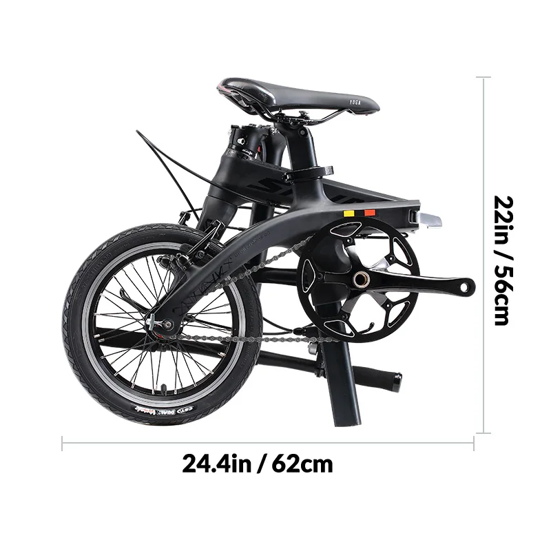 SAVA-Z0 Folding Bike For Kids And Adults, 14-Inch Mini Bike, BMX Commuter City Bike, Portable Bike