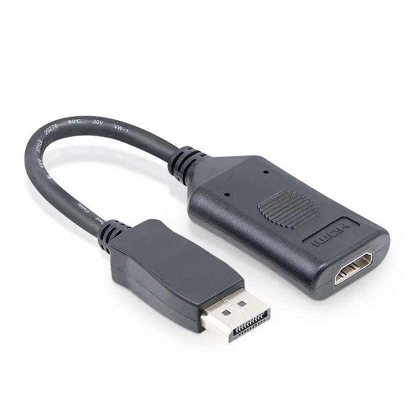 DP1.2 to HDMI2.0, HD 4K transfer cable 30HZ, mini dp transfer hdmi active