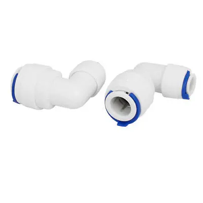 1/4" x 3/8" Tube Elbow Push In Quick Connect 10pcs for RO Water Filter Fitting