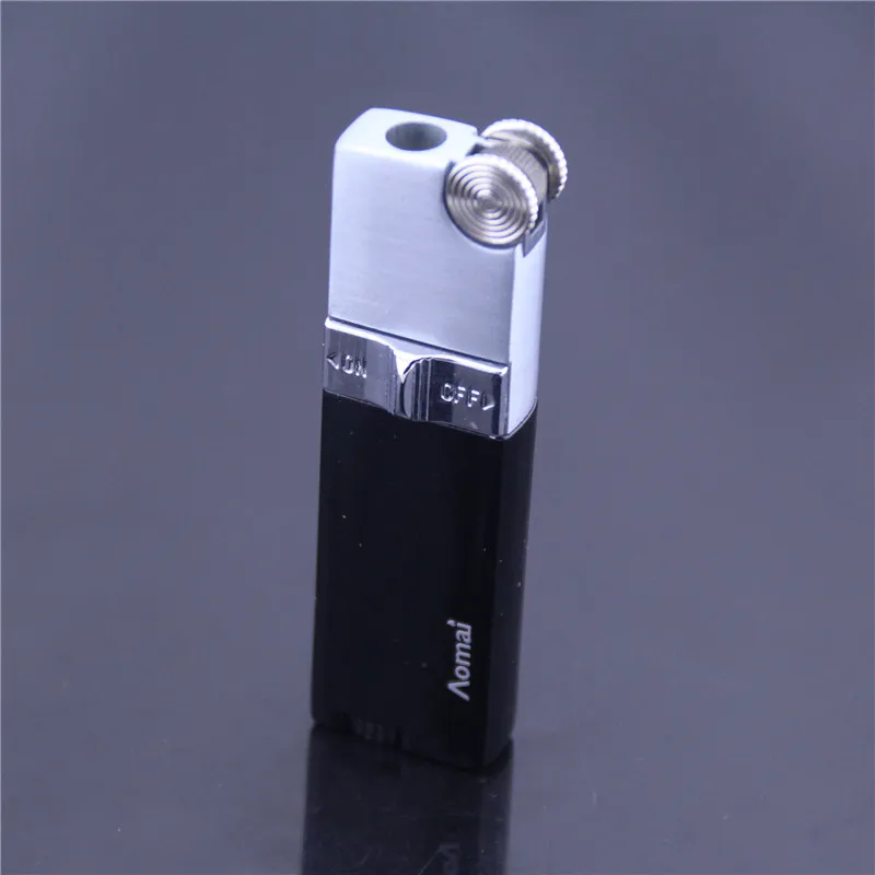 Boutique cylinder metal Windproof Jet Butane Torch Turbo Straight Cigarette cigar pipe Inflatable gas Lighter Accessories