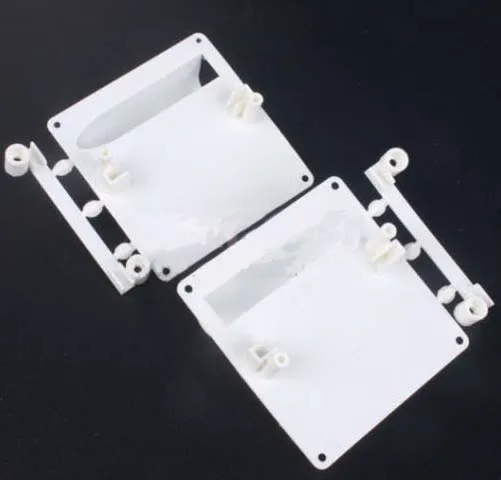 Servo Protector /Servo Mount for 36g/56g Servos White (one pair)