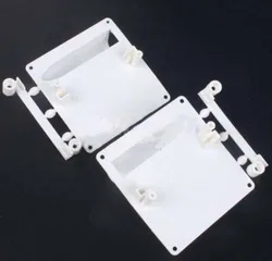 Servo Protector/Servo Mount per 36g/56g Servi Bianco (una coppia)