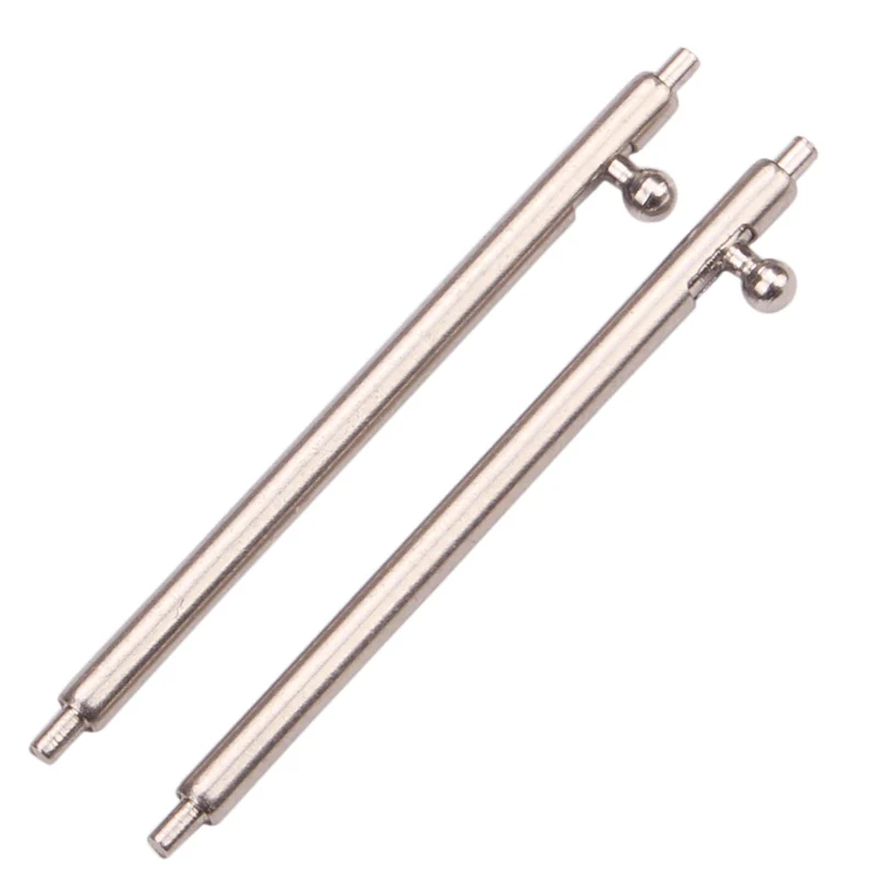 HENGRC Stainless Steel Quick Release Spring Bar 4pcs Silver Metal Watchband Repair Tool 16mm-24mm Strap Link Pin Accessories