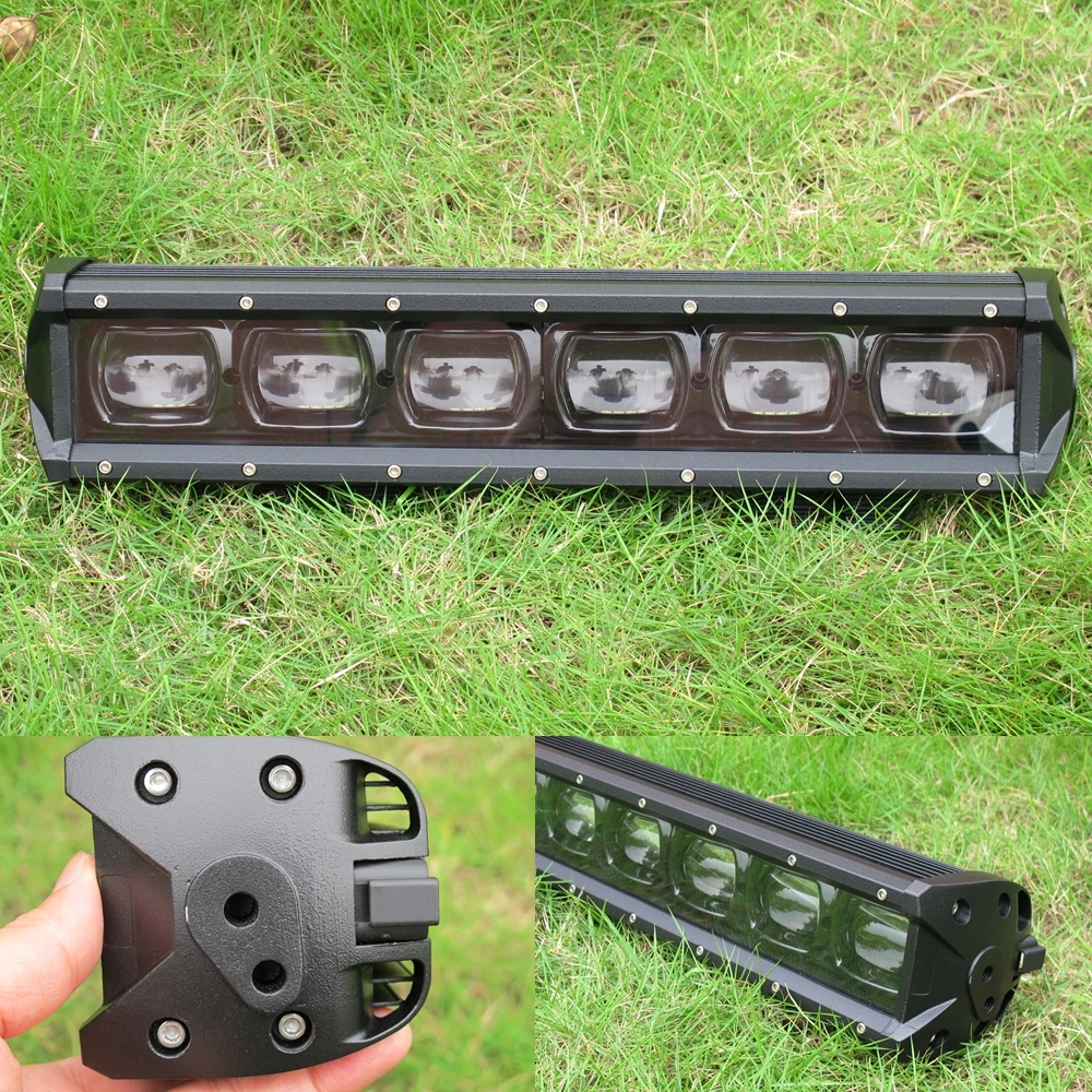 Car Accessories 14Inch 60W 6D LED Light Bar 12V 24V Lamp For 4WD Truck ATV SUV 4X4 Trailer Offroad Universal Work Lights