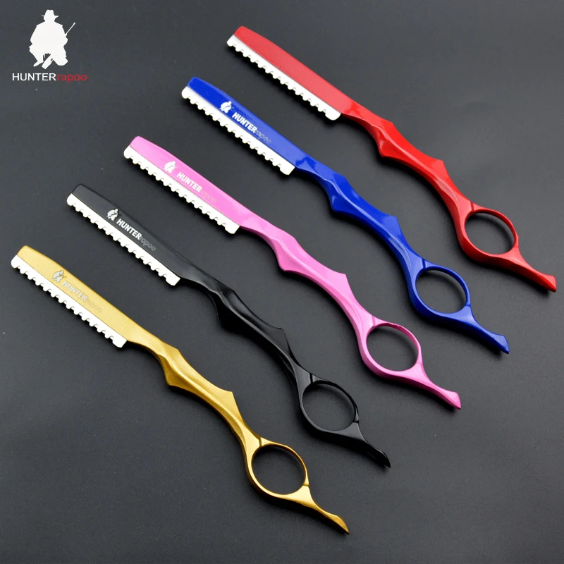 1 Pack Professional Barber Hair Trimmers Beard Sharp knives Shaving Razor Shaver Salon Styling Tools Eyebrow Thinning Scissor