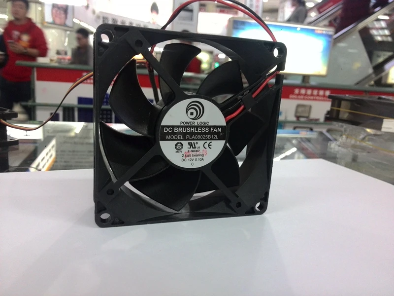 

NEW POWER LOGIC PLA08025B12L 12V 0.10A 8025 8CM cooling fan