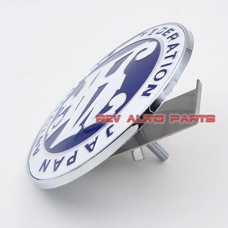 

Free Shipping! Universal Blue Color JDM Car Front Grille JAF Emblem Badge