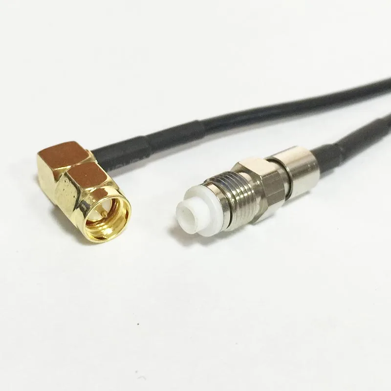 New Modme Coaxial Cable SMA Male Plug Right Angle Switch FME Female Jack Connector RG174 Cable Pigtail 20CM 8