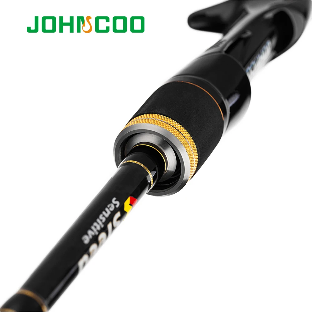 JOHNCOO Steed Carbon Casting Fishing Rod Casting Travel Rod 2.1m 2.4m 2.7m 4 Section M Power 5-20g Fast Action sensitive tip