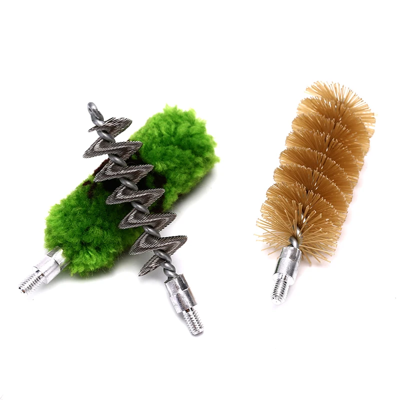 3Pcs/set Professional Gun Cleaning Kit Tube Brush Head Clean Brush Tool Set For 12G Gun Brush Tool Hunting Accessories