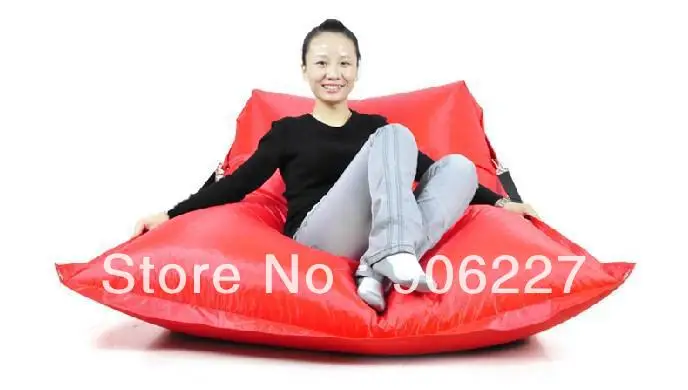 

The original !! outdoor buggle up bright red bean bag, garden beanbag chair - free shipping