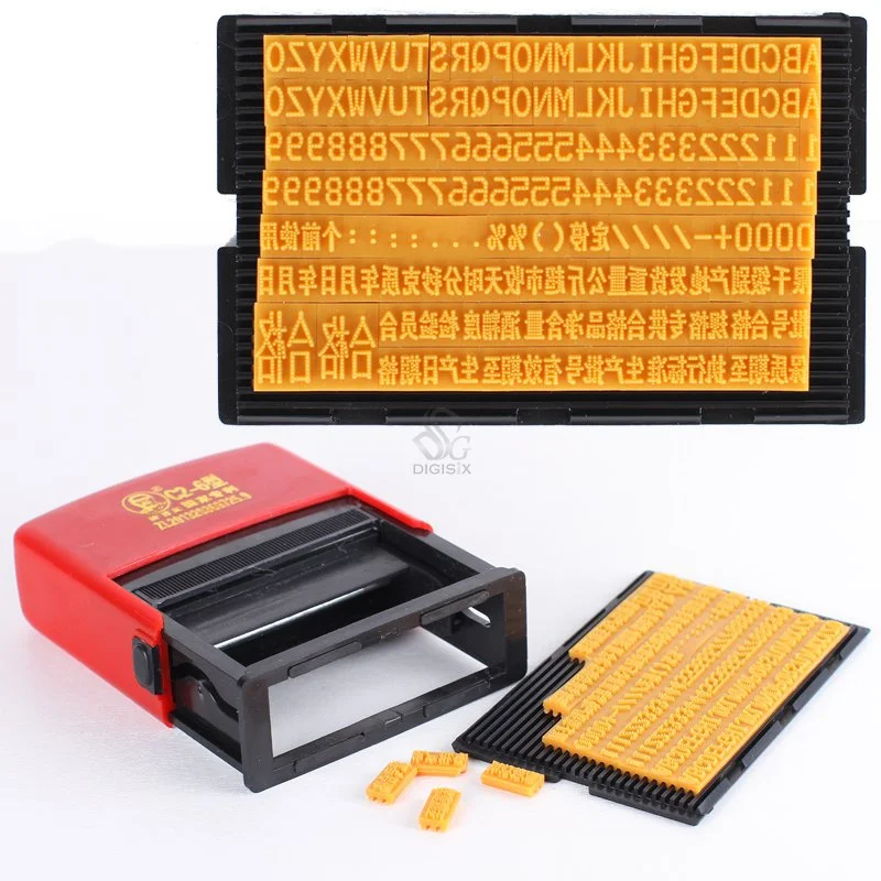 Tenuto in mano Macchina di codifica, piccolo letterpress macchina, stampante data di inchiostro, manuale data timbro data di timbratura macchina