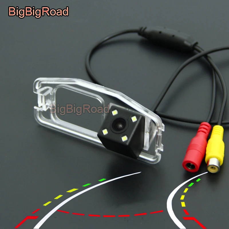 BigBigRoad Car Intelligent Dynamic Trajectory Tracks Rear View Camera For Honda Odyssey 2012 2013 2014 2015 2016 Night Vision