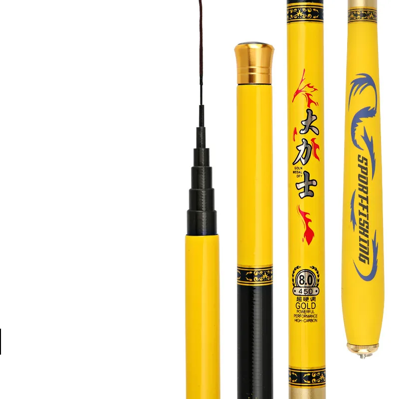 3.6m 4.5m 5.4m 6.3m Stream Rod Ultra-light Ultra-hard 28 Tonalty Short Section Fishing Oltas Hand Pesca Carp Fishing Canne Peche