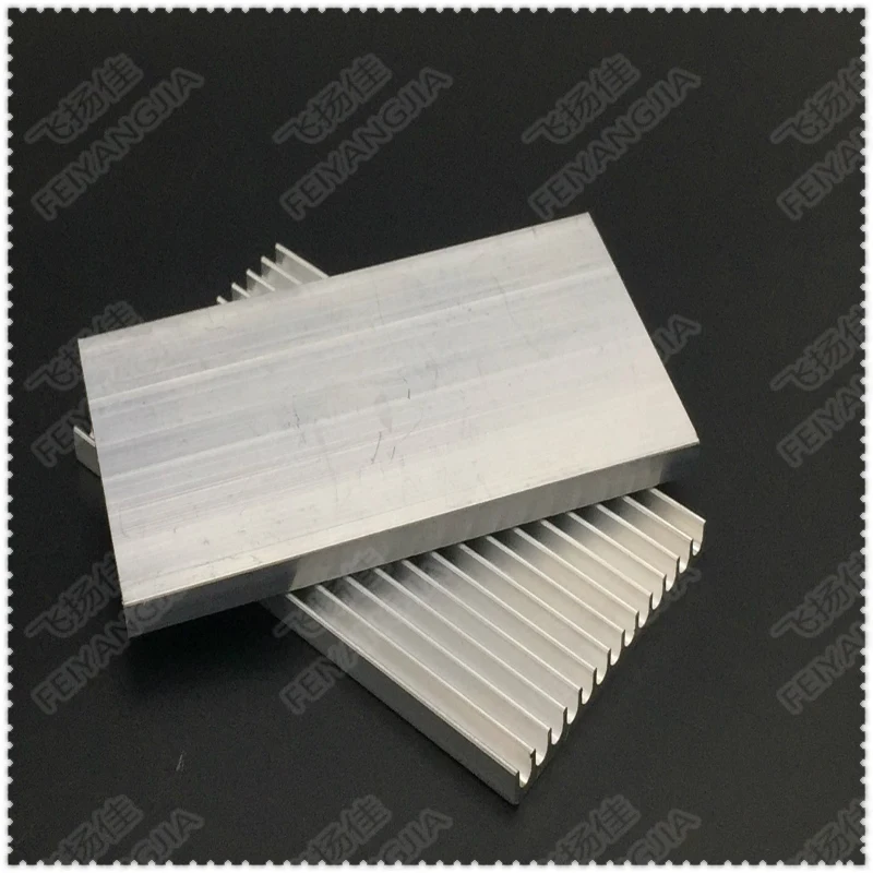 (Free shipping)Wholesale 10PCS  100x55x6mm Aluminum Radiator Heat Sink Heatsink for Computer LED Amplifier IC Transistor heatsin