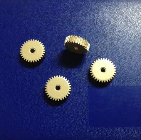 5PCS/LOT 0.5M-30 teeth metal copper precision micro model motor small modulus gear---hole:2.9mm